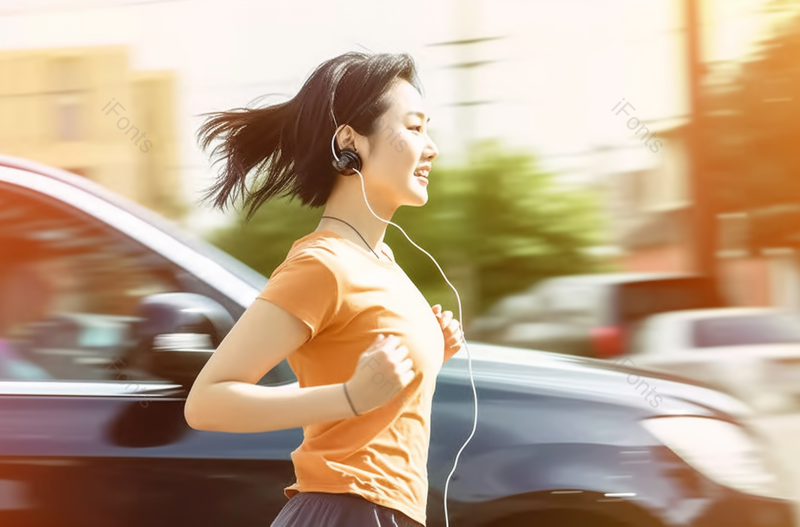 青年女人跑步健身,高清,摄影图,摄影图片,图片大全,摄影图免费下载